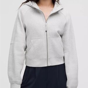 Lululemon Athletica Light Gray Zip-Up Hoodie